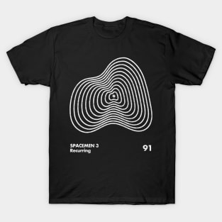 Spacemen 3 / 90s Minimal Graphic Design Tribute T-Shirt